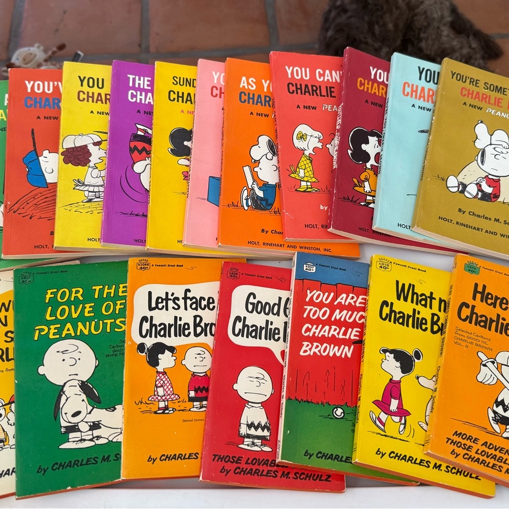 Colorful Peanuts Comic Book Collection